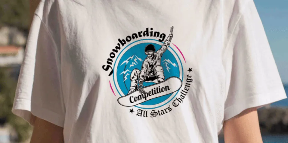 camiseta personalizada sin movimiento